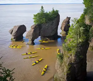 Kajak the Hopewell Rocks